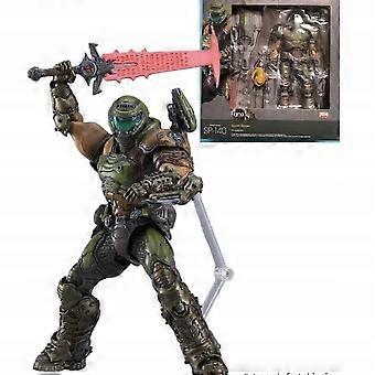 16cm Hand-Painted Doom Slayer Figure