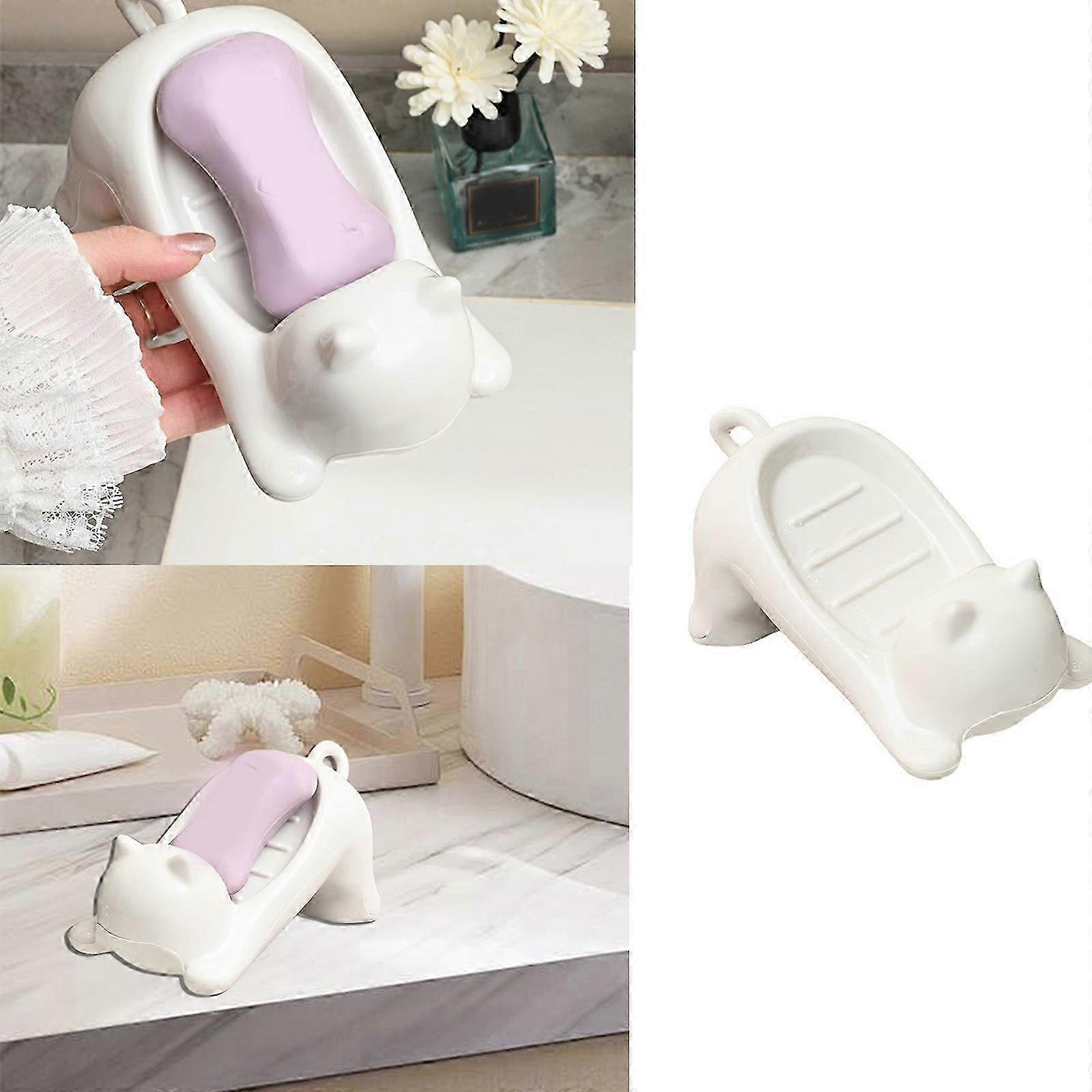 Cartoon Cat Drainable Soap Holder