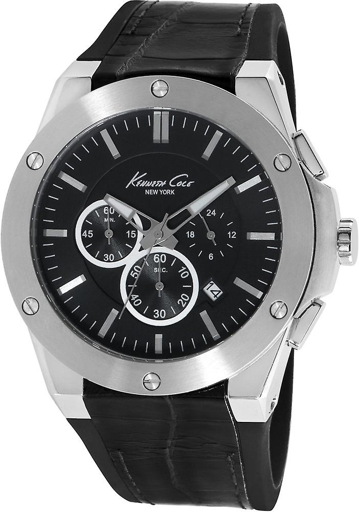 Kenneth cole dress sport Quartz Analog Man Watch with IKC8086 Cowskin Bracelet