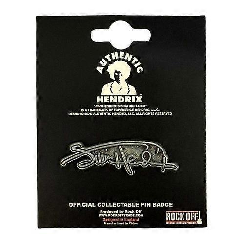 Jimi Hendrix Signature Badge