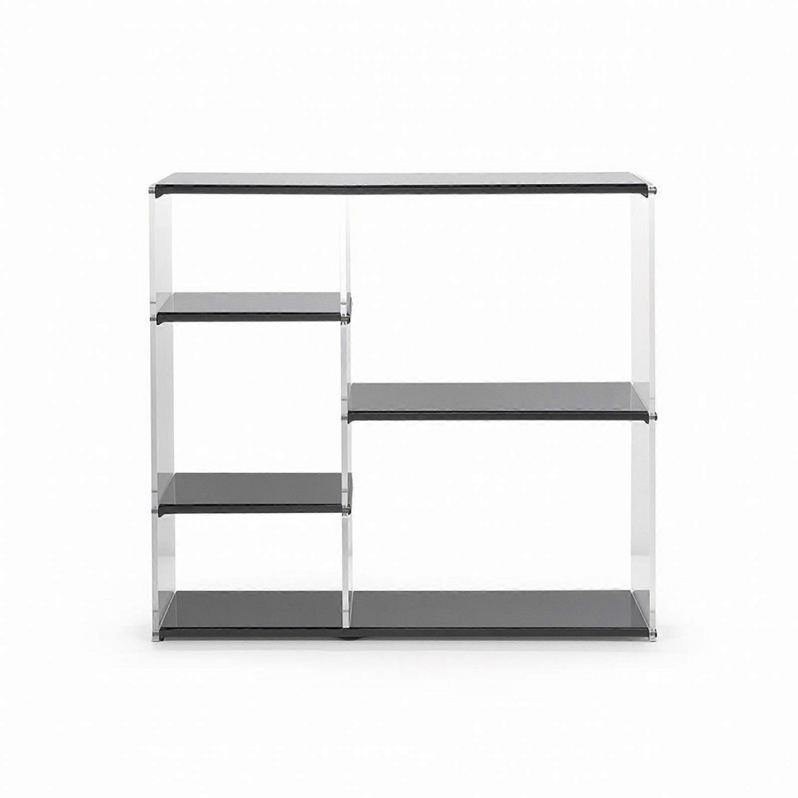 Multi-Level Storage Rack Clear Countertop Storage Rack Compact Stackable Shelf