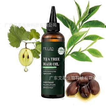 Hearth Tea Tree Oil For Hair With Jojoba & Grapeseed OilsSoothes Itchy Scalp & Fights DandruffHelps Strengthen Volumize & Promotes Hair Growth-jry