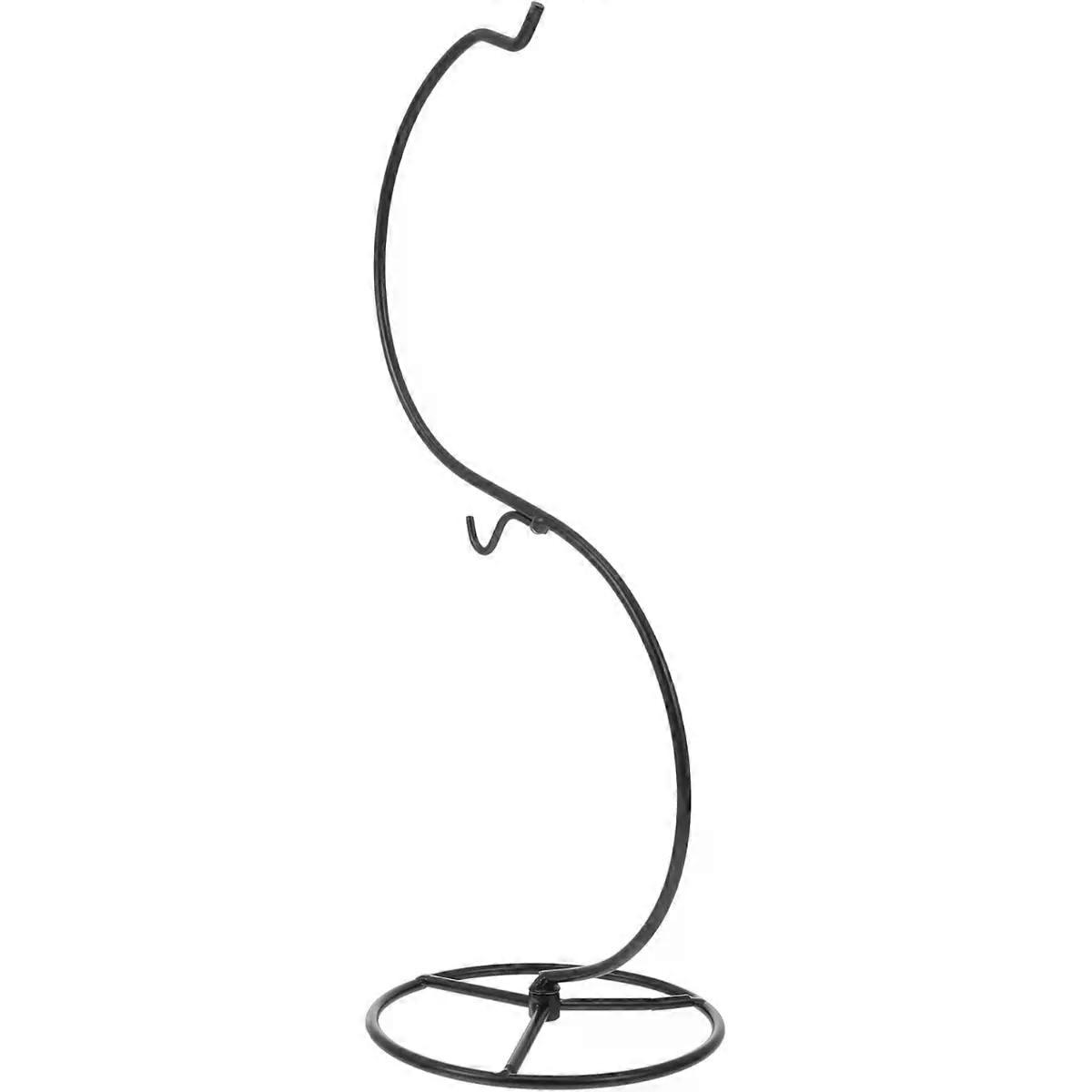 Hook Hanging Bottle Stand Iron Display Rack for Tabletop Decor