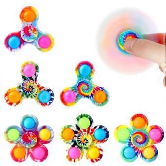 6 Pack Metal Fidget Spinner Set for Adults and Kids, Smooth Balanced Spin Hand Toy