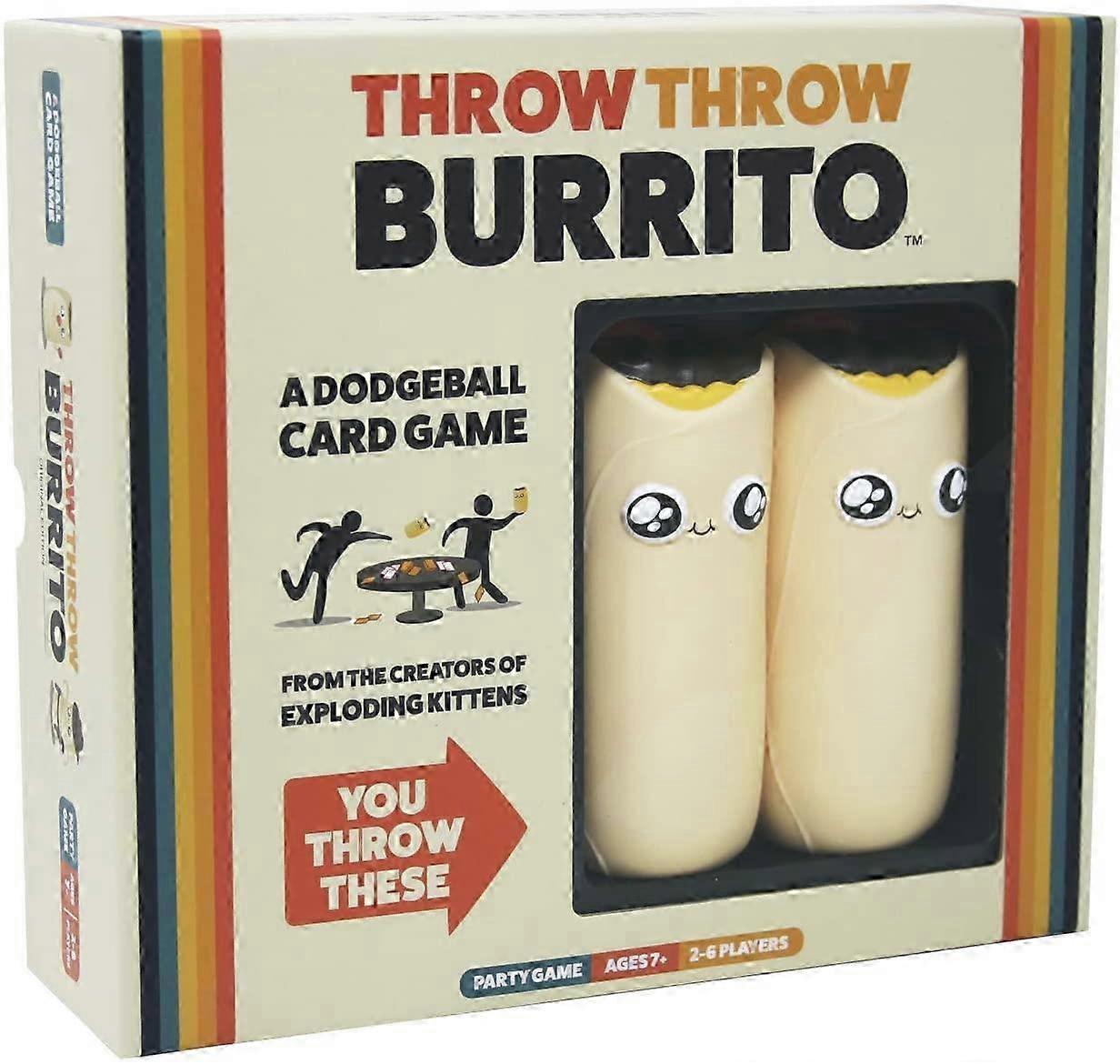 Fast-Paced Burrito Throwing Card Game