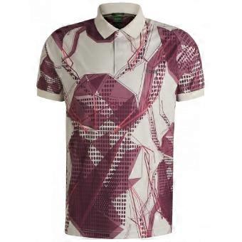 Camiseta polo para hombre Boss Hecon Desert Active.