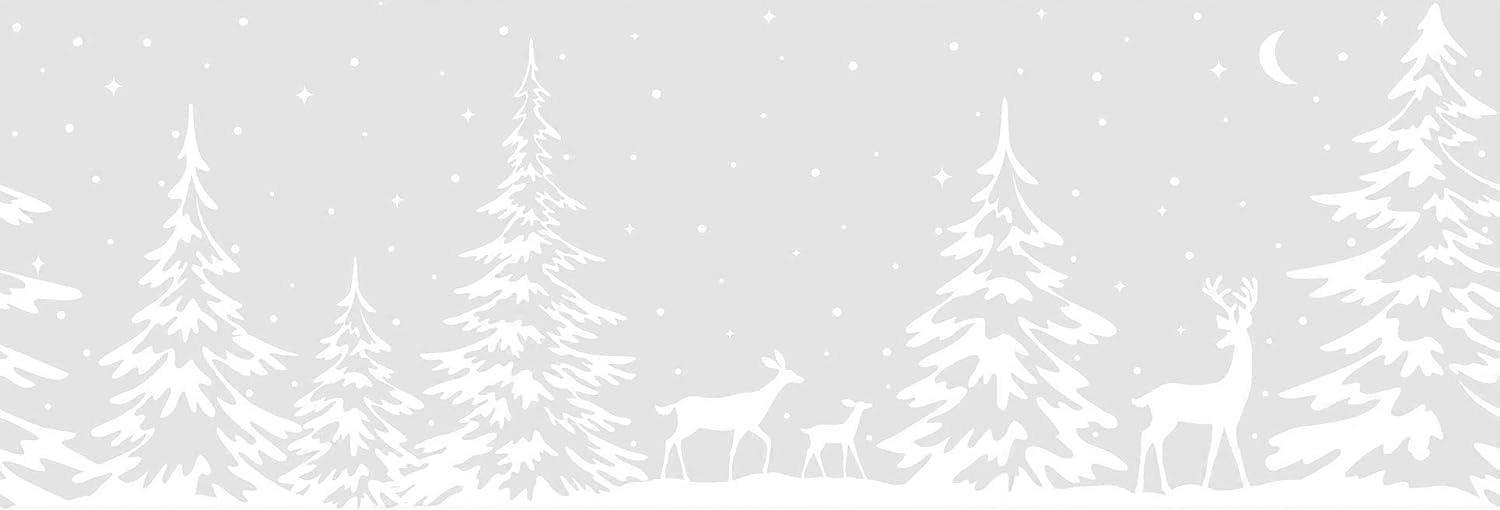 Folia okienna Biały Las - 20 cm x 1,5 m