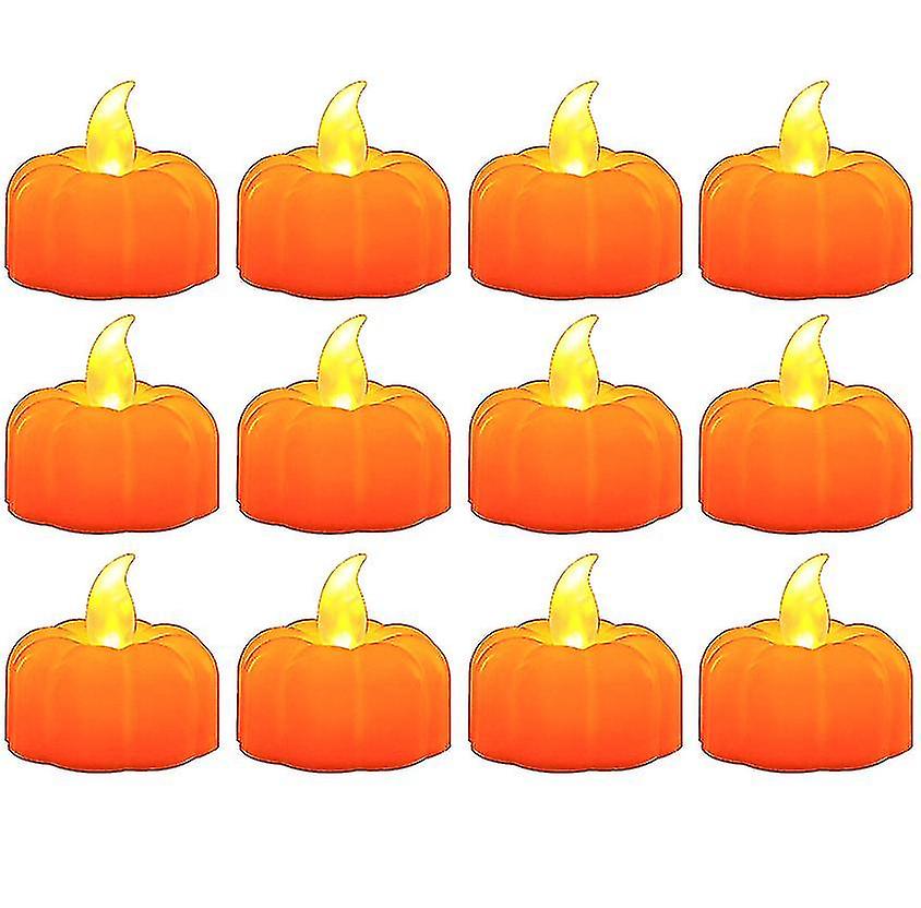 Halloween 12 Pack Led Pumpkin Lights