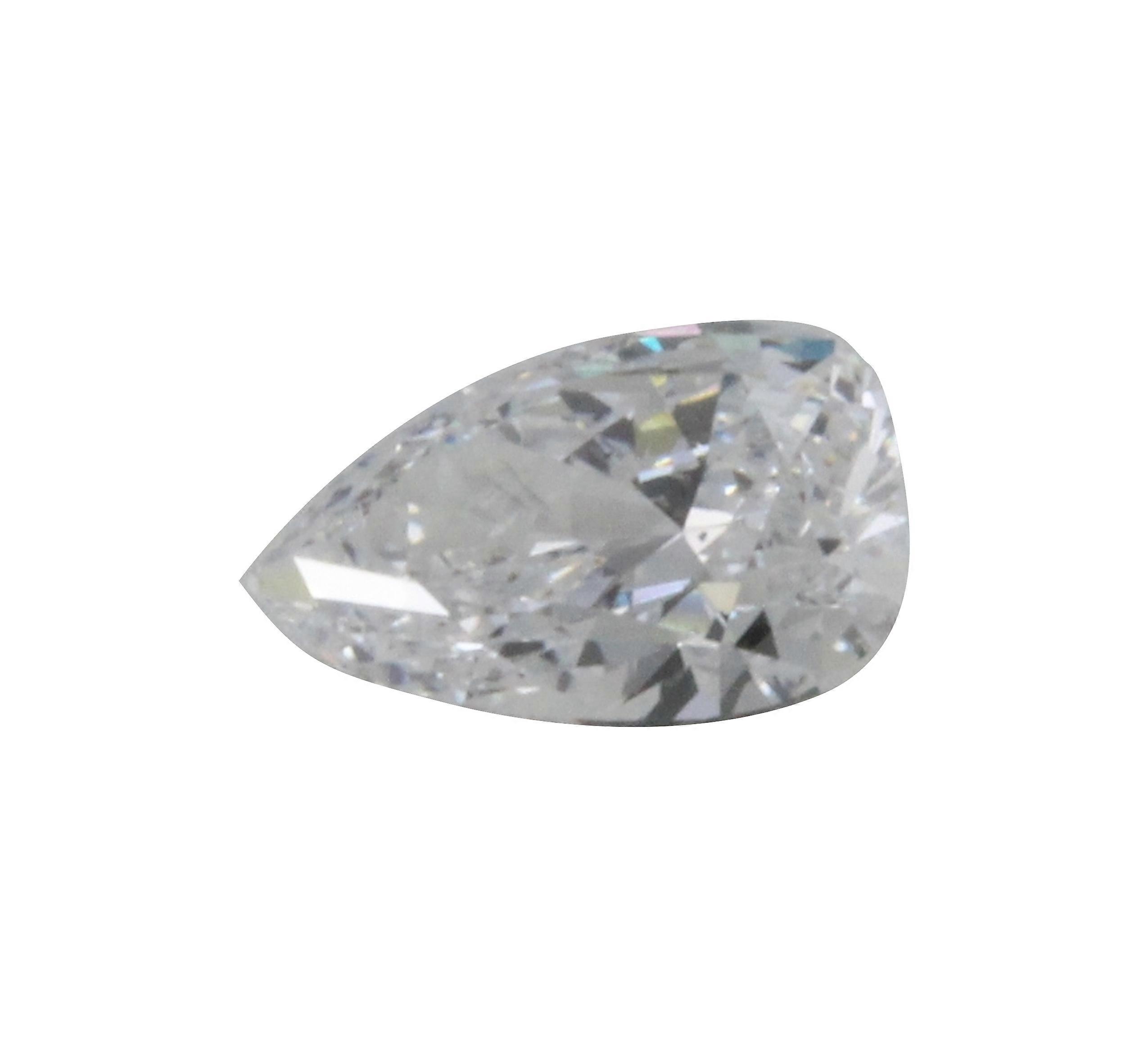 Pear Cut Loose Diamond (0.59 Ct, E Color, SI1 Clarity) IGL Certified
