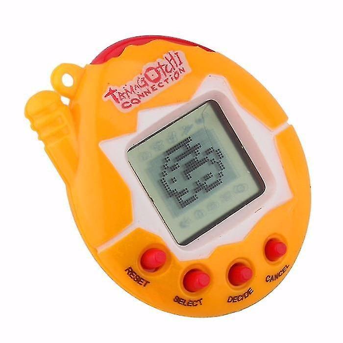 Orange Electronic Pets In One Virtual Cyber Toy