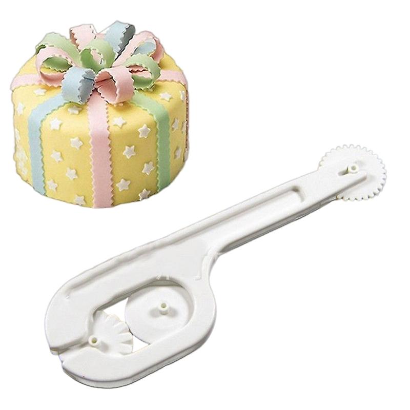1 Set Diy Fondant Cake Sugar Craft Paste Embosser Wheel Stitching Cutter Tools