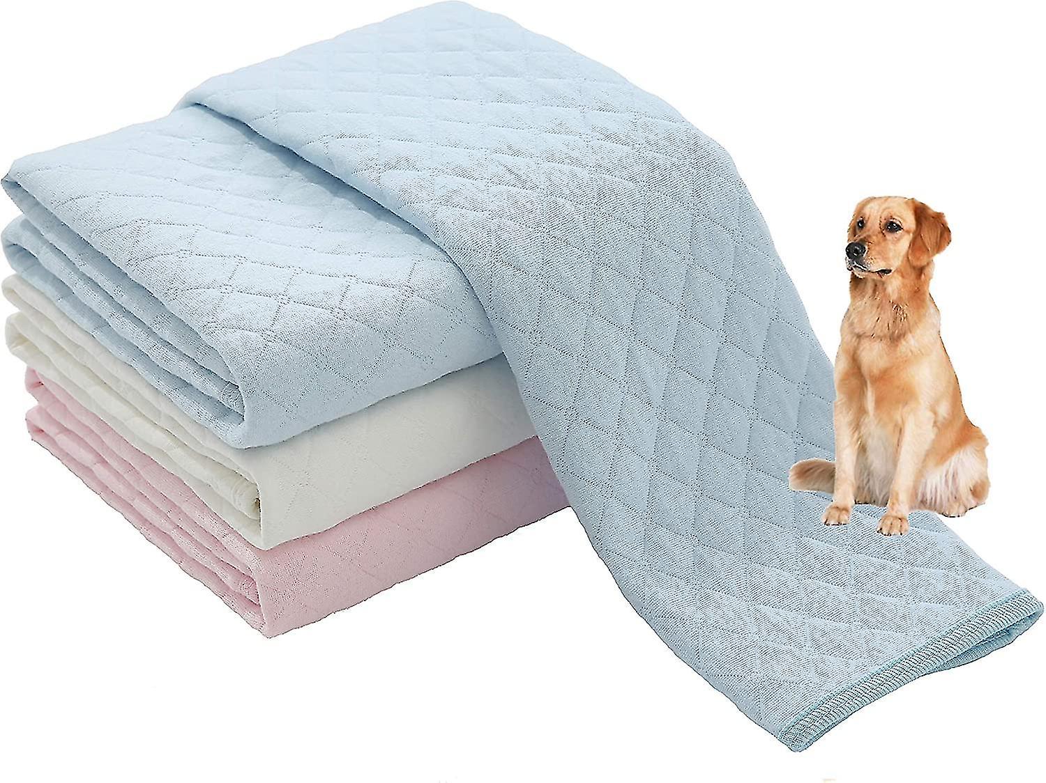 Washable Reusable Pee Pads for Dogs, Waterproof & Extra Absorbent Diaper Pads, Large Non-slip Puppy 