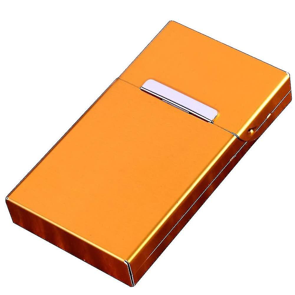 Aluminum Alloy Cigarette Box. Portable Cigarette Case Ultra-thin Cigarette