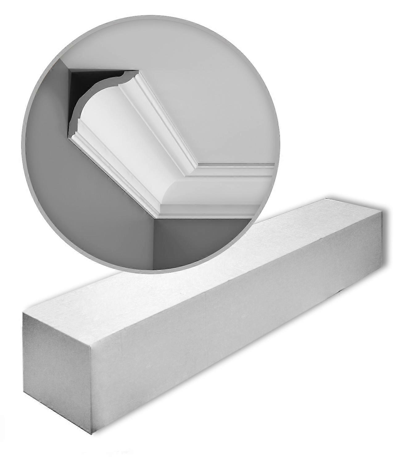 Orac Decor 14 x Crown mouldings CX127-box AXXENT Duropolymer® white pre-primed