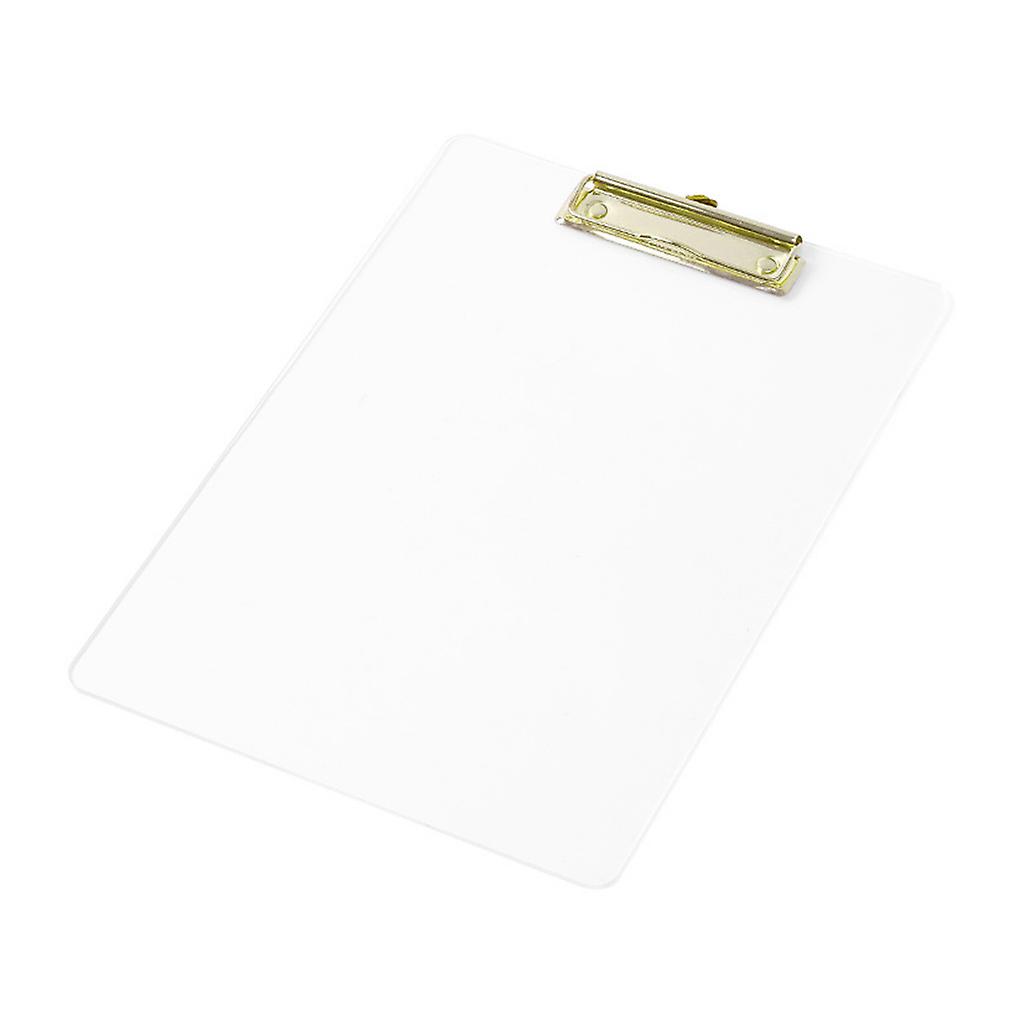 Portable Clear Araylic File Clipboard Vertical A4 Folder Clipboard for School