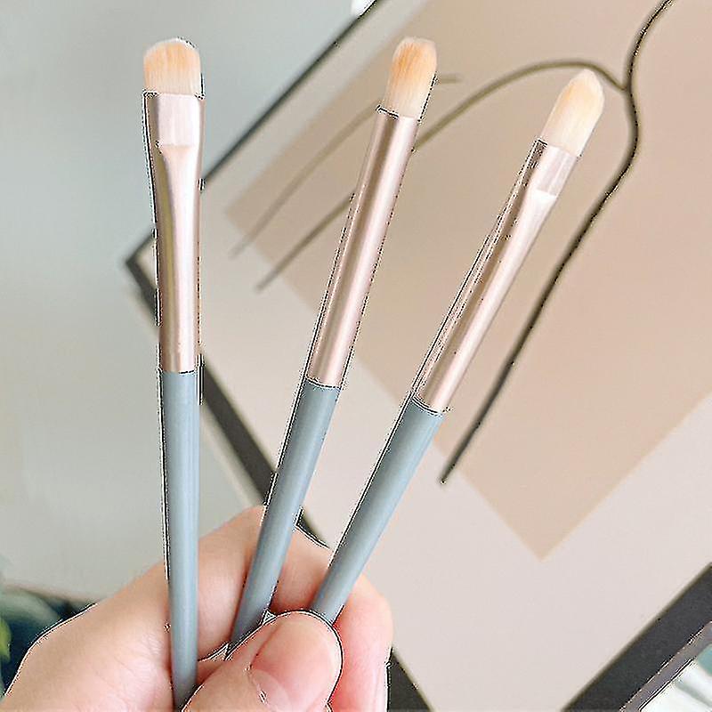 3 PCS/Set Blending Eyeshadow Brush Softens Dramatic Edges & Fine Lines For Eyeshadow Eyeliner Concealer