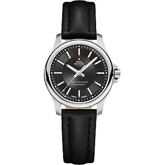 Wristwatch round with leather strap Women's Analog Quartz Watch with Cowhide Bracelet SM30201.10