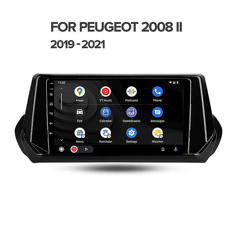 Car Stereo for Peugeot 2008 208 2019 -2020 2 Din Android Radio Multimedia Player Navigation GPS Head