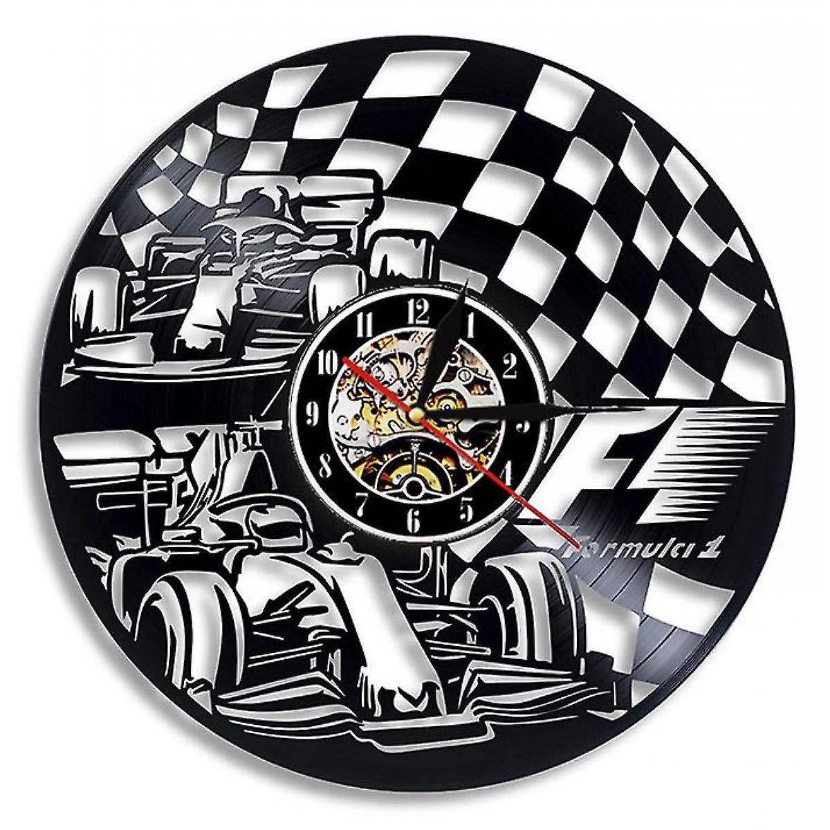 Custom Racing Vinyl Record Wall Clock