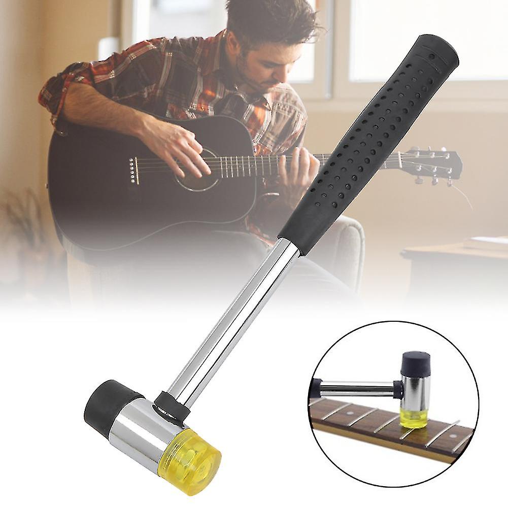 Guitar Fret Hammer Double Head Rubber Plastic DIY Hand Tool