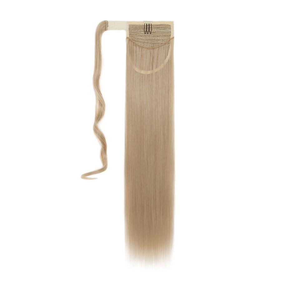 22" Long Straight Ponytail Extension Wrap Around Ponytail