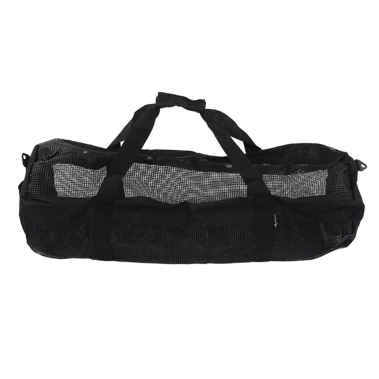 Diving Net Bag Breathable Large Capacity Snorkeling Equipment Mesh Storage Bag with Handle for Travel