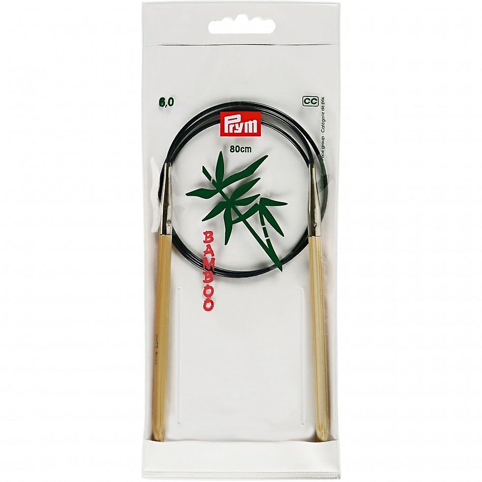 Prym Bamboo Circular Needles 80cm - each