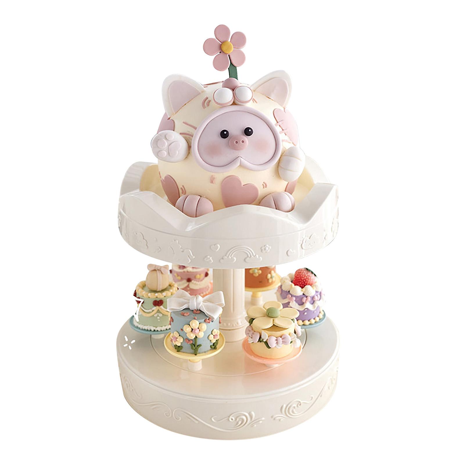 Rotating Dessert Display Stand for Wedding Receptions