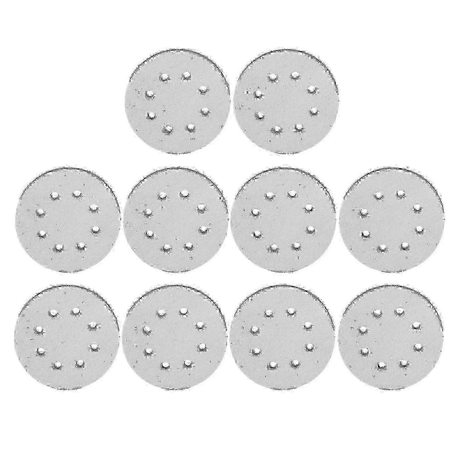 10pcs 5inch Soft Density Interface Pads Replacement Sanding Sponge Buffer Cushion Sander Buffer Pads 8 Hole