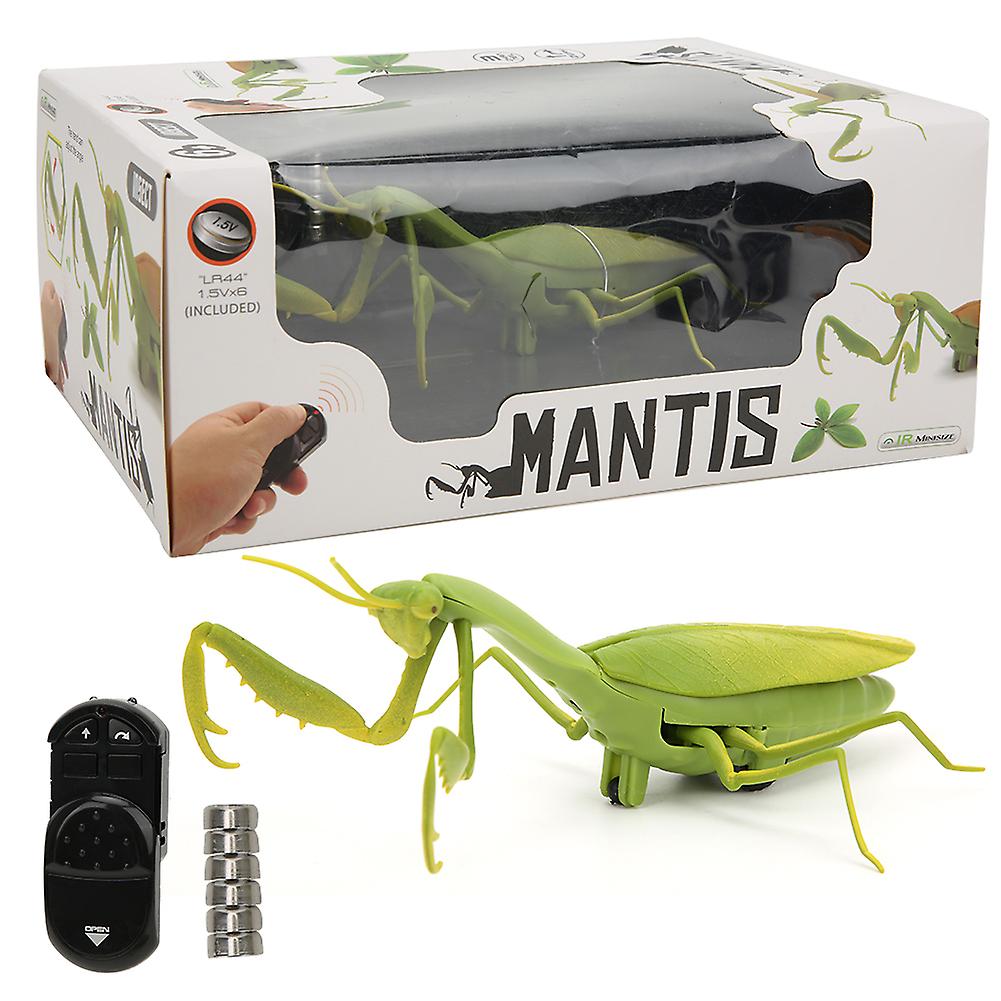Infrared Remote Control Insect Mantis Toy High Simulation Kid Trick Playing Prop Realistic Bug Robot