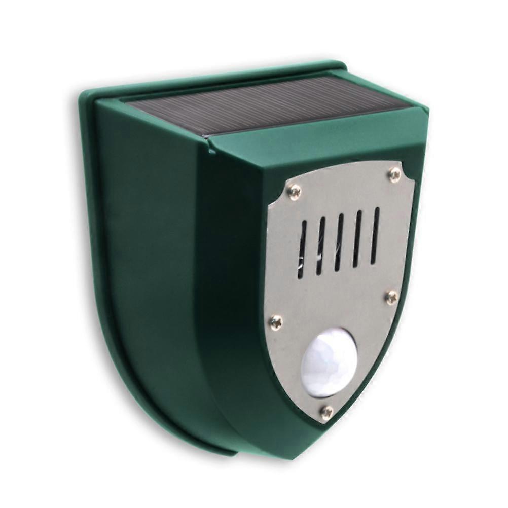 Solar-Powered Motion Alarm with 110dB Siren and Strobe Light for Farm & Villa Security