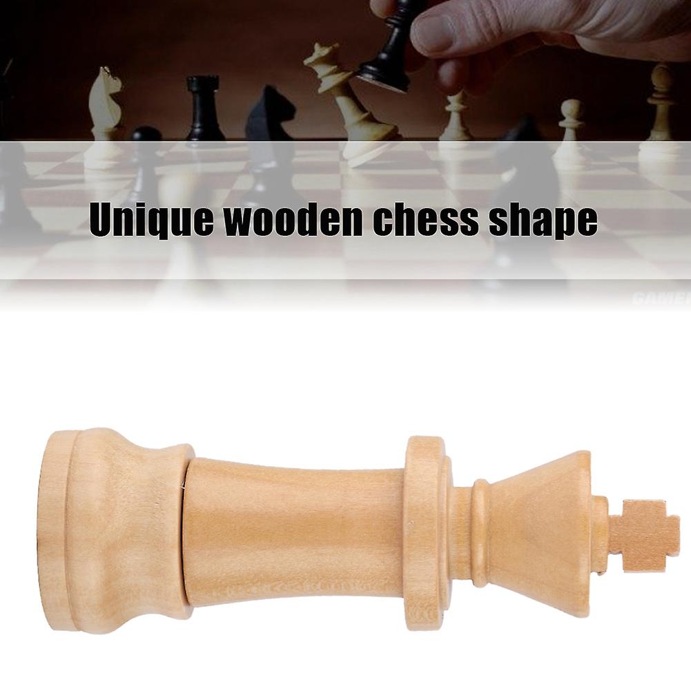 32GB Wooden Chess Shape USB 2.0 Flash Drive Maple Case 8.7x2.8x2.8cm