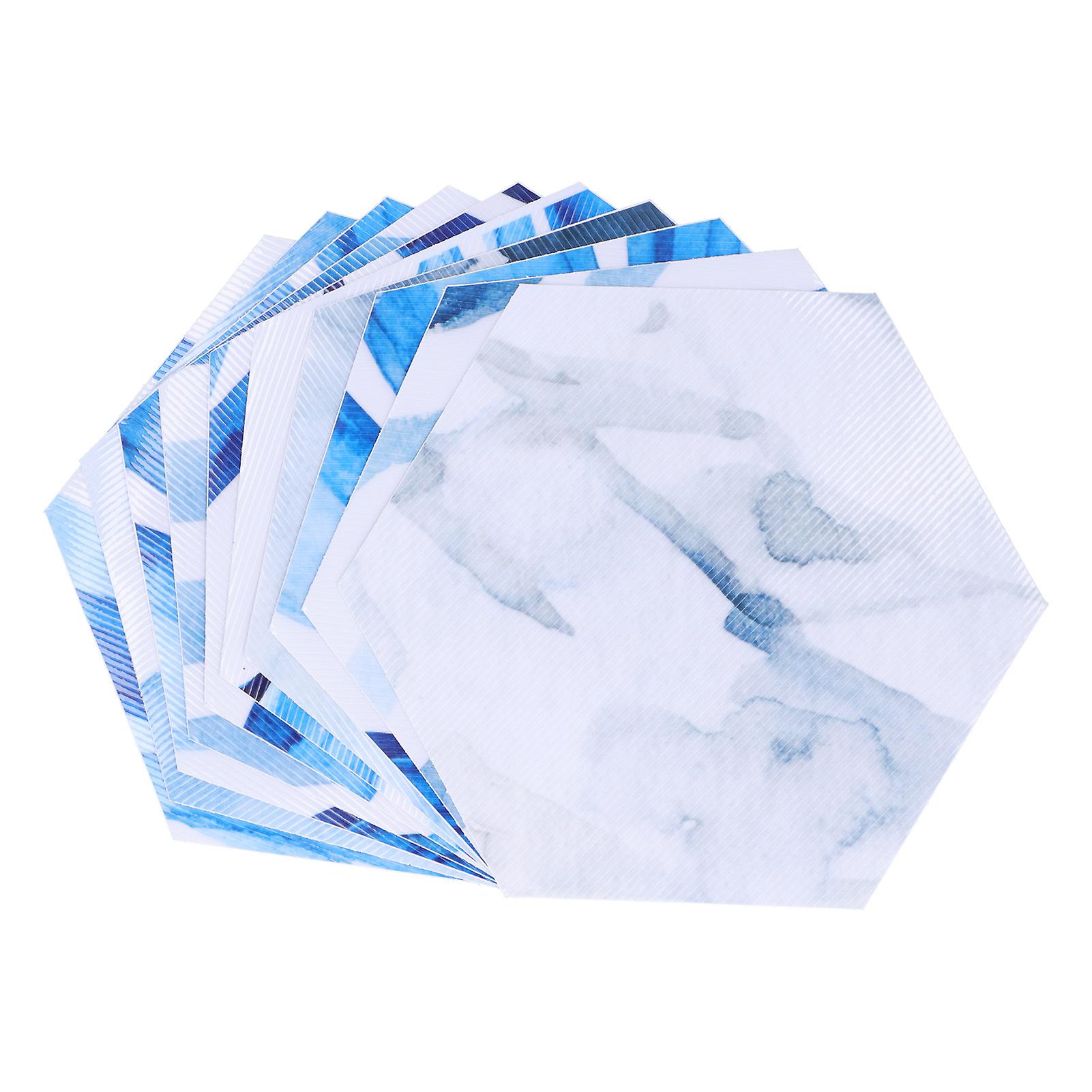 Hexagonal Tile Sticker, PVC, Self Adhesive, Anti Slip Flooring