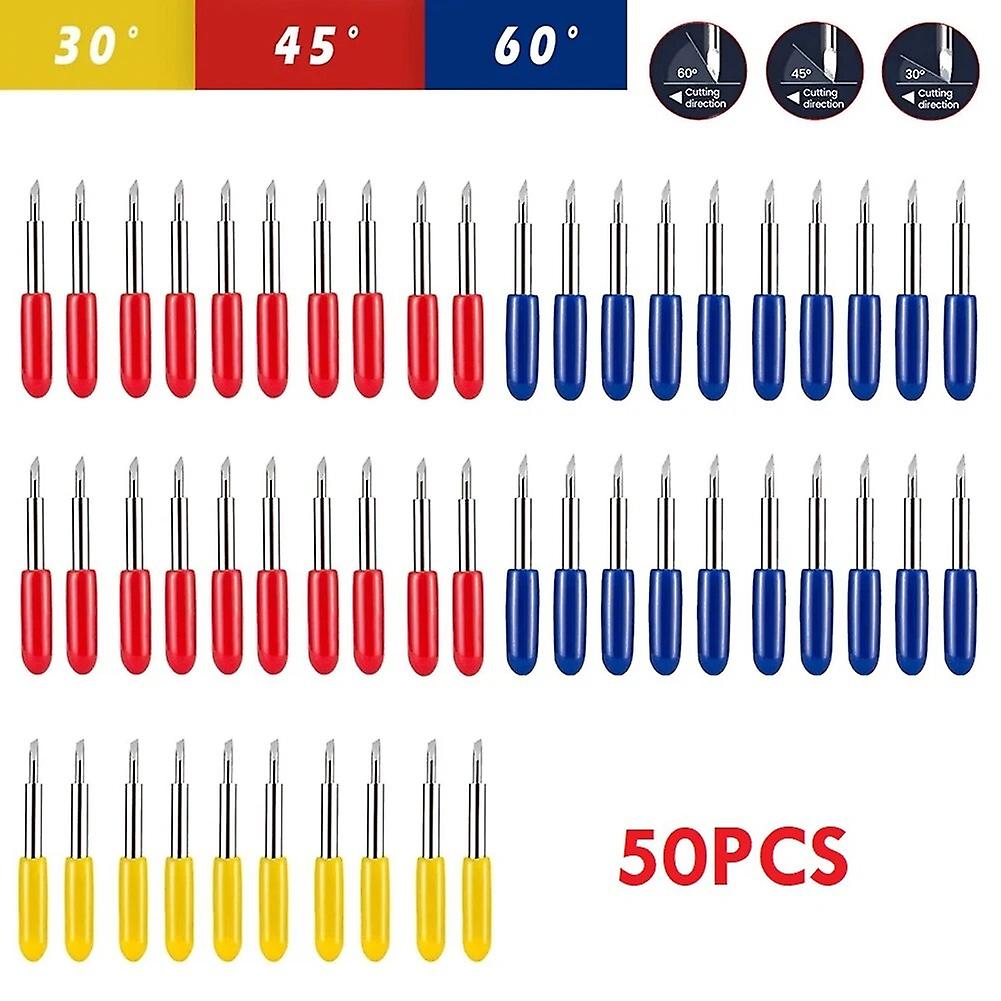 Replacement Blades for Roland Cricut Plotter, 20 Pieces, 30/45/60 Degree, Knife Cutting Blades for Power Tools, Cutting Plotter~12328