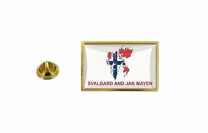 pine pine pine badge pine pin-apos;s country flag map SJ svalbard mayen