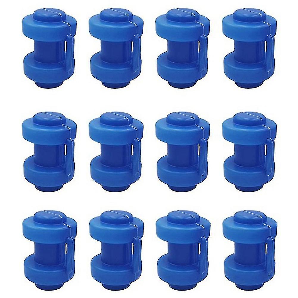 12 Pcs Trampoline Caps 25 Mm,trampoline End Caps For Attaching The Safety Net To The Net Poles Of T