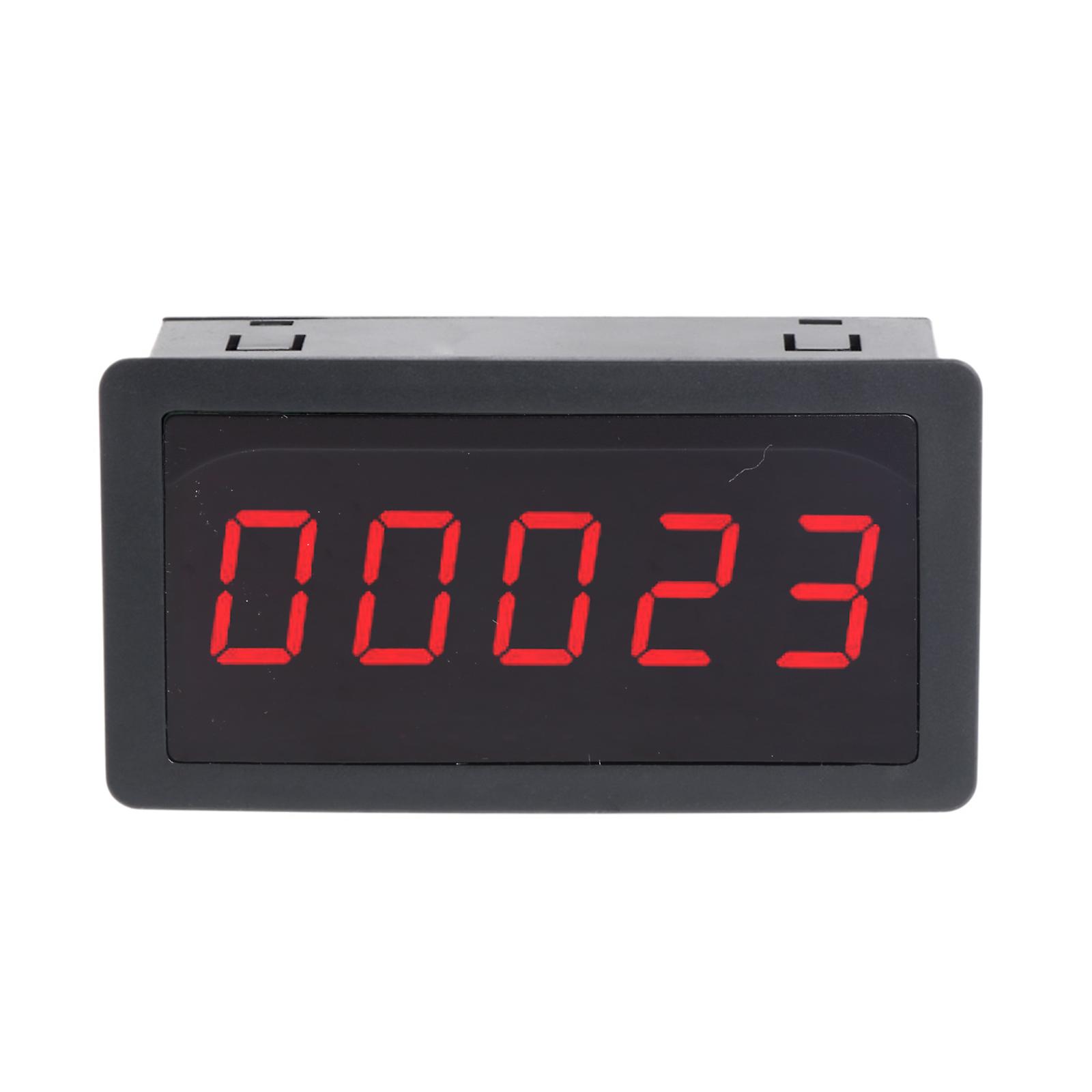 5-Digit Counter Meter DC 12-24V Red 5 Digit 0.56" LED Panel Counter Meter Up