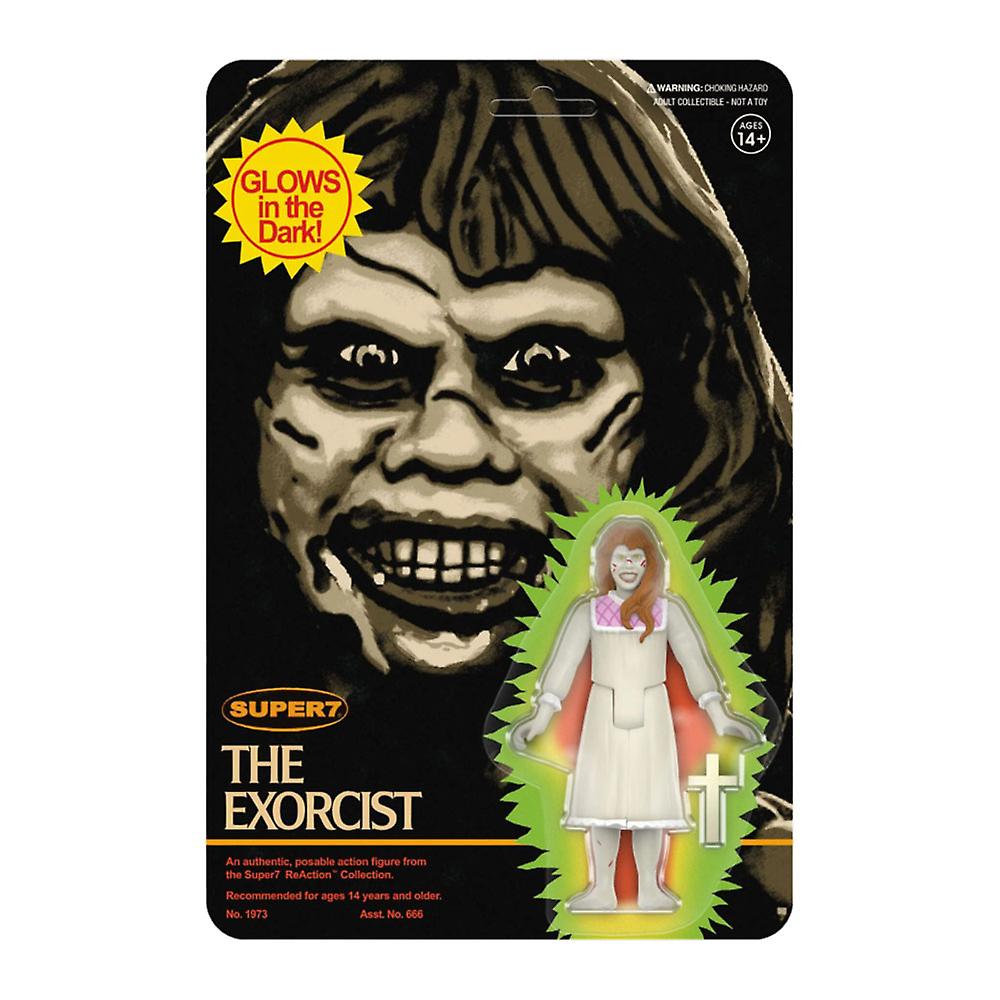 Super7 The Exorcist Regan (Monster Glow) Reaction 3.75" Figure