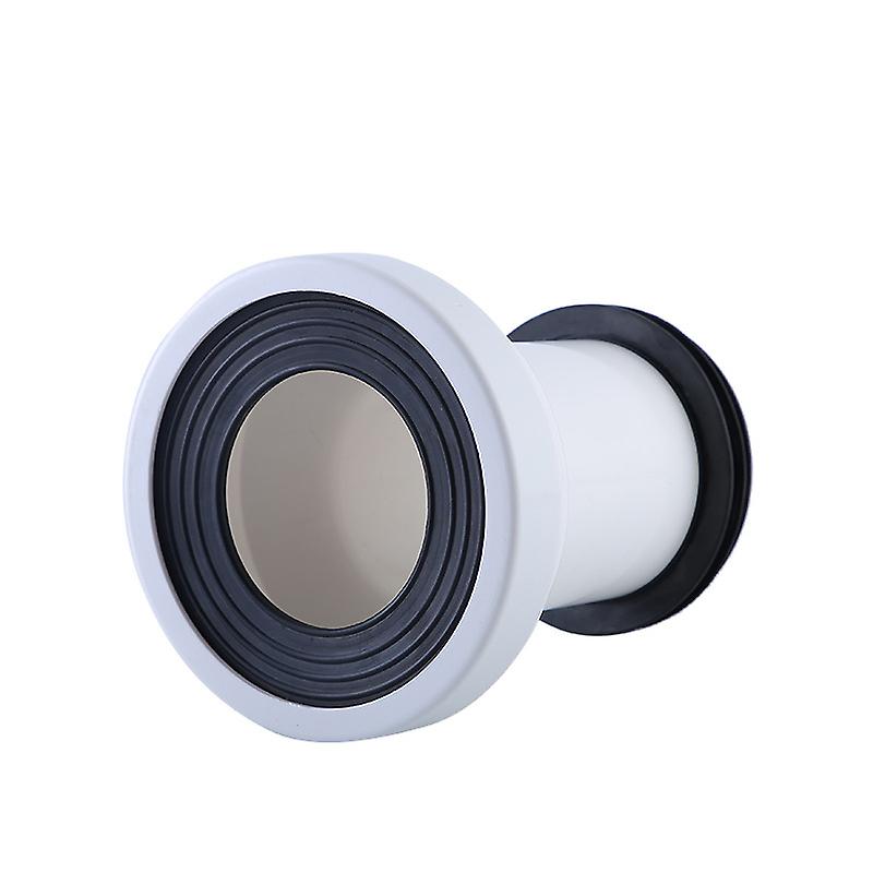 1PCS Toilet Fitting, Toilet Sewer Installation Fitting Plastic Toilet Sewer Drain Pipe Installation Connection Part Sealing Fitting Accessory