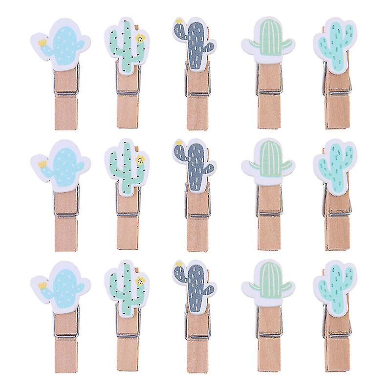 40pcs Wooden Phto Clips