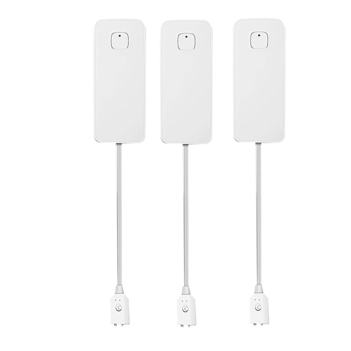WiFi Water Ieak Detector for Home 3 Pack, Smart Water Leak Sensor with 80dB Alarm and App Alerts, Water Sensor Alarm