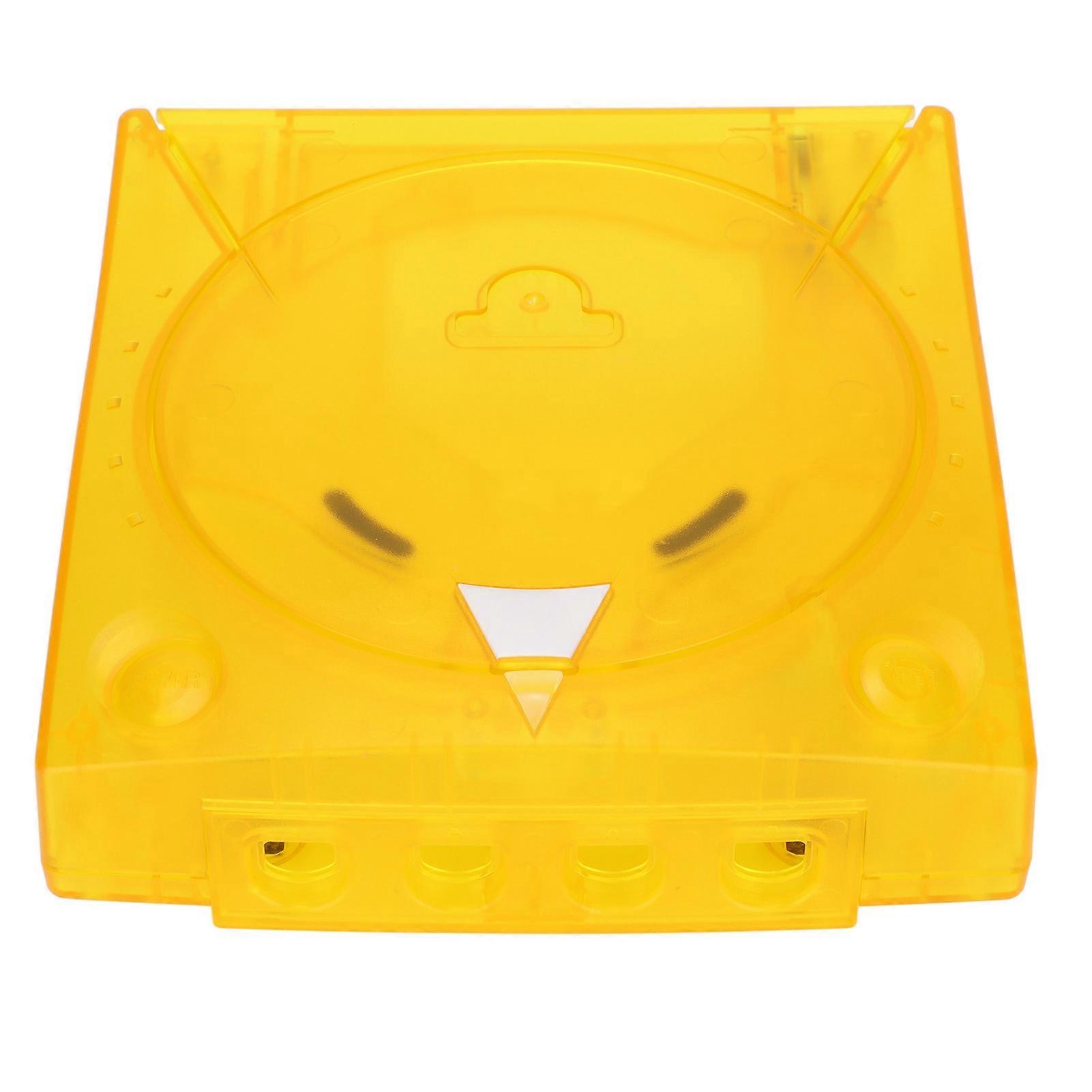 Translucent Plastic Case Retro Plastic Housing Shell For Sega Dreamcast Dc Yellow
