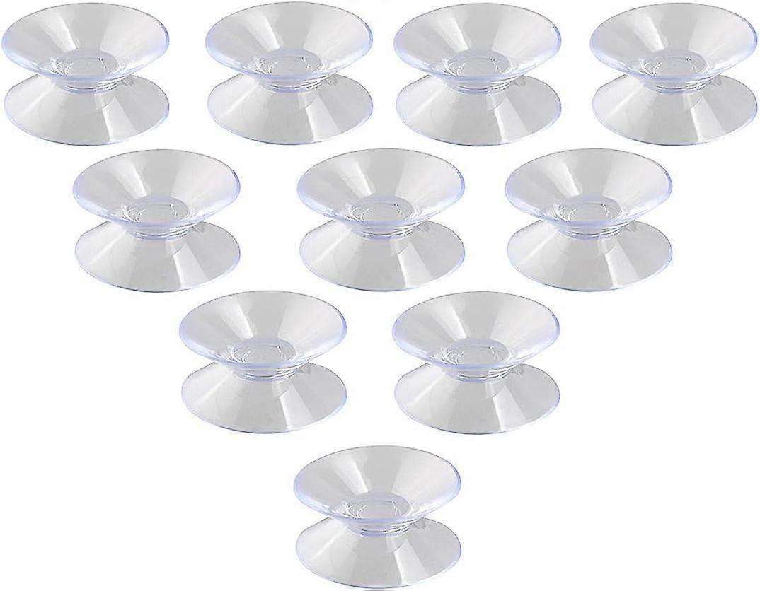 Lot de 10 ventouses double face 30 mm