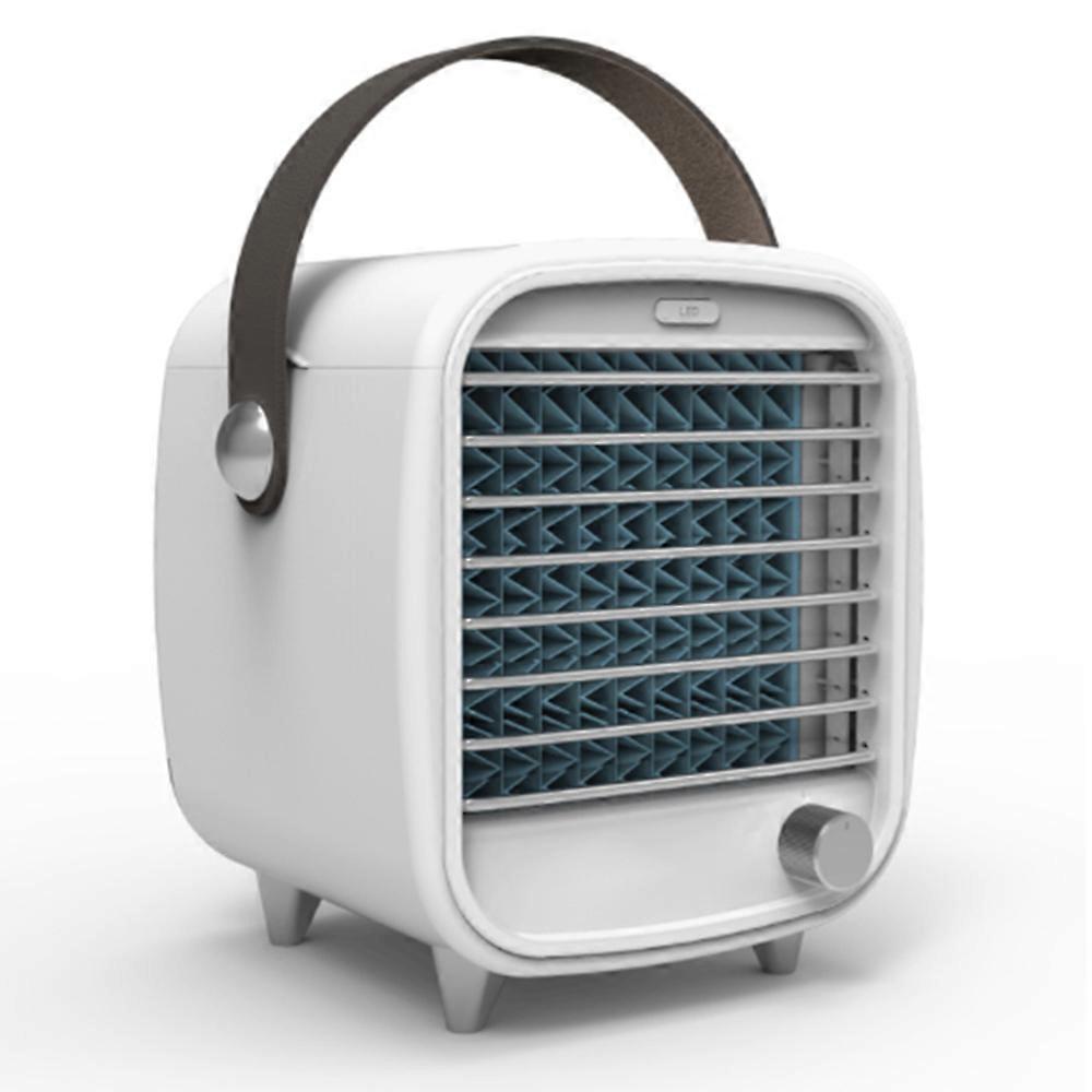 Portable Cooling Fan with Icebox, Mini Air Conditioner for Home & Office, Super Cold Wind, Night Light Features