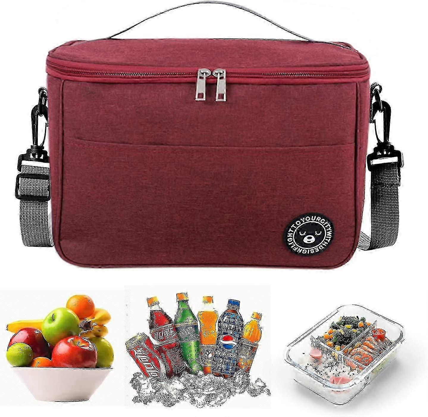 Foldable Cooler Bag, Small Cooler Bag(red)