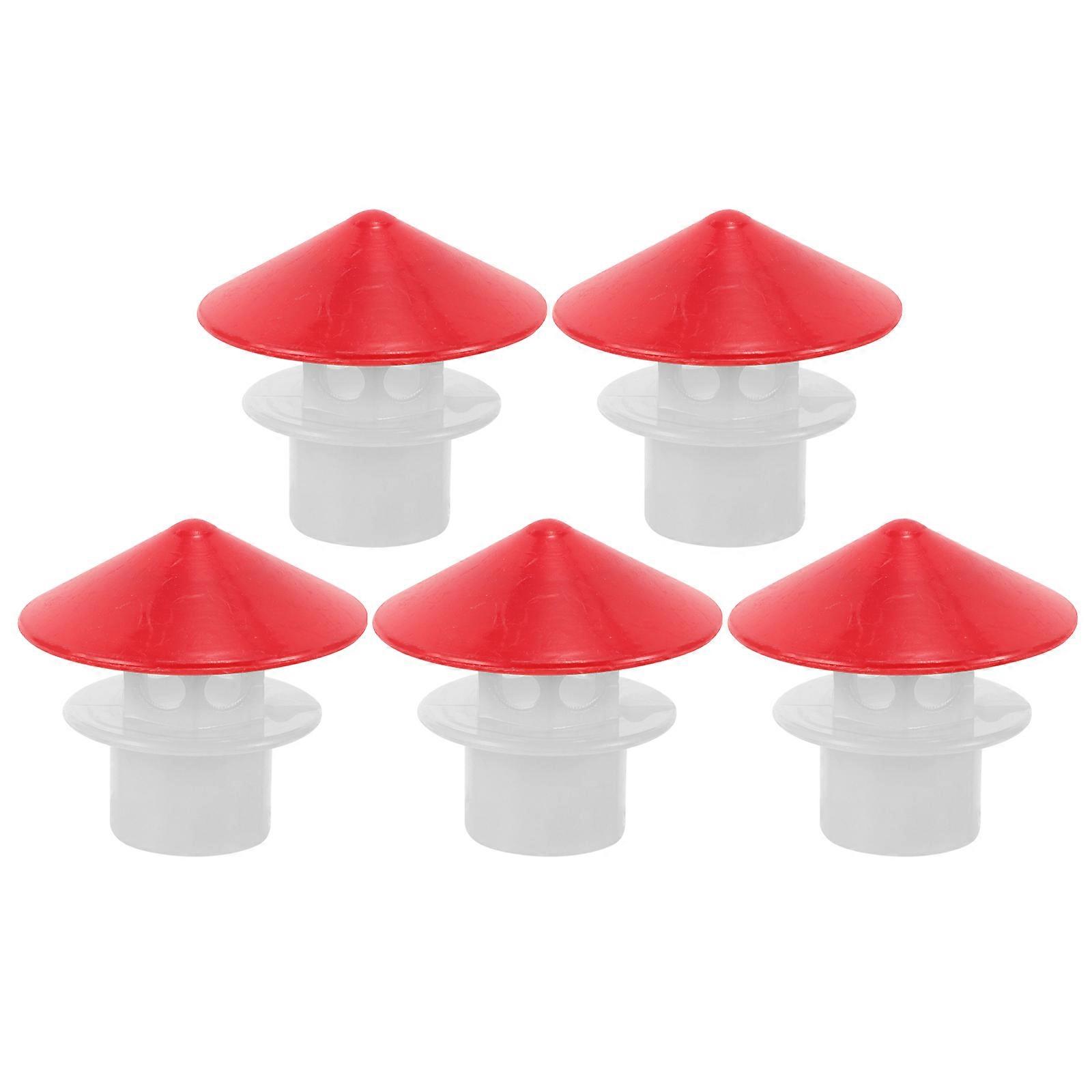 5pcs chapeaux d’échappement de chauffe-eau solaire chapeaux de ventilation de chauffe-eau capuchon d’échappement de remplacement