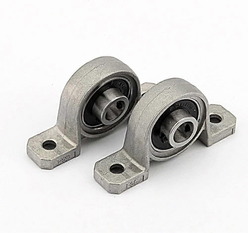 Pillow Block Bearings - Ball Bearings Flange Bore Self Mounted Self Adjust Bracket, Center (20Mm)(A Set Of Two)