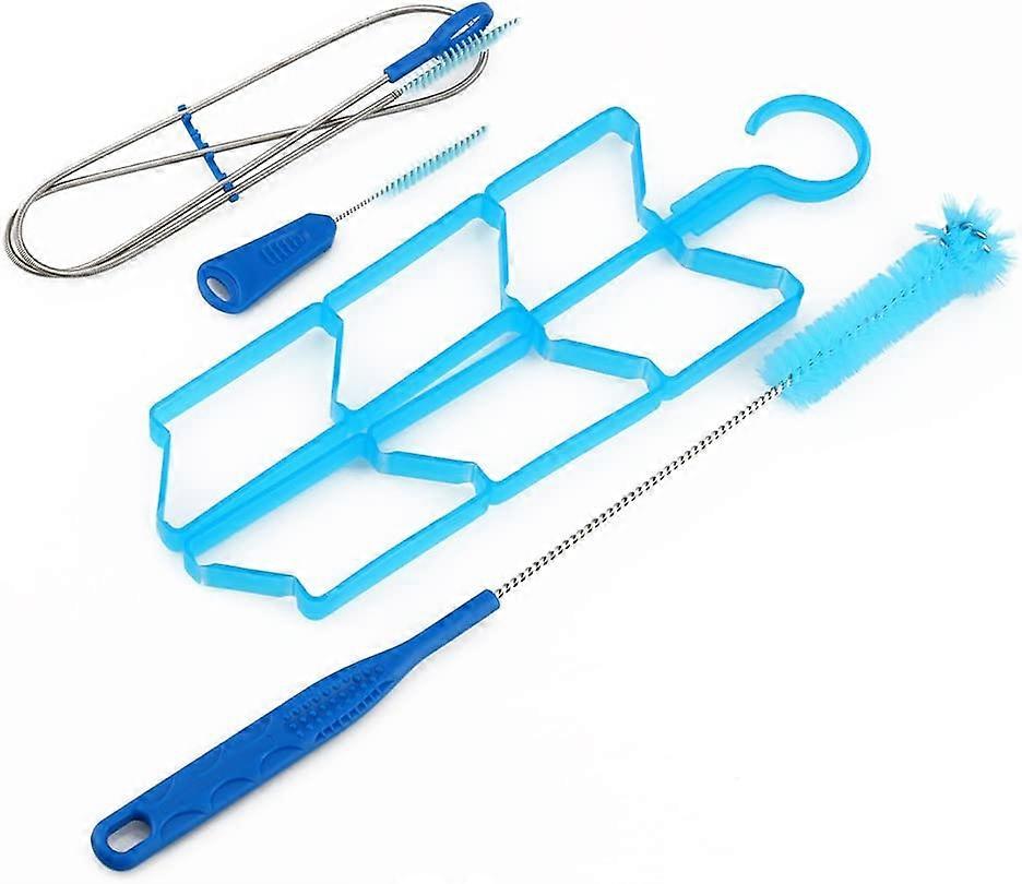 Hydration Cleaner Four-Piece Suit Water Pipe Sucker Brushes Drying Rack