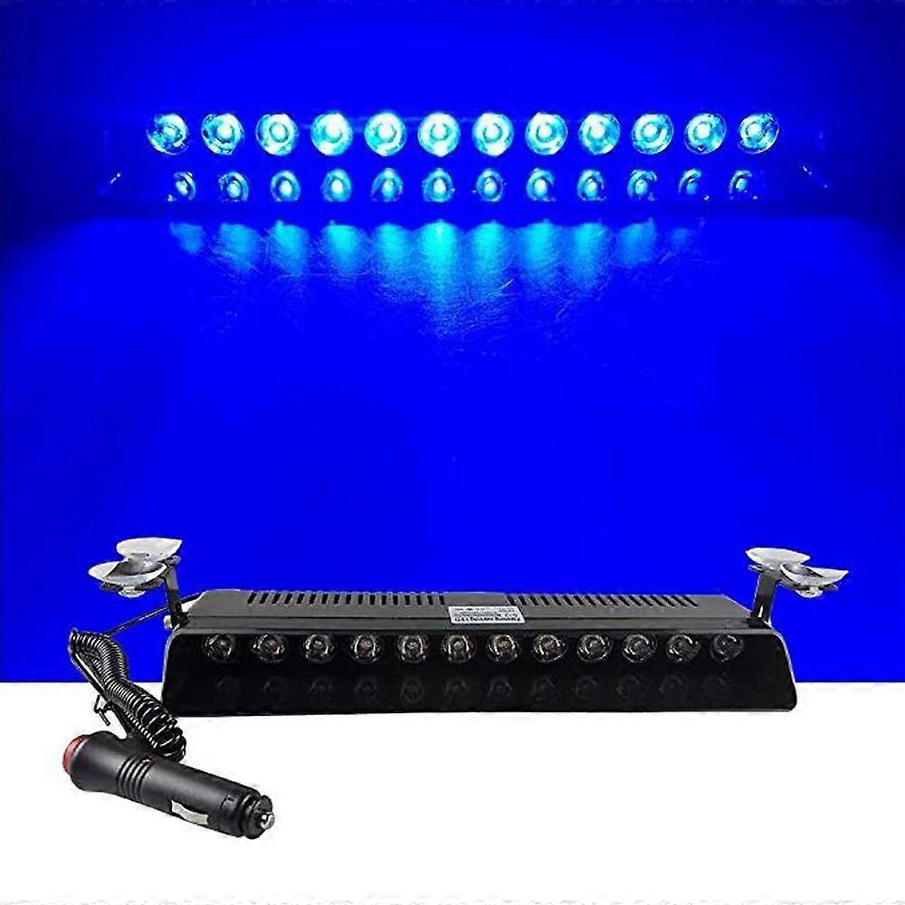 Car Police Light strobe Flasher warning light 12 LED Car Truck Emergency Day Running Flash Led strobe lights
