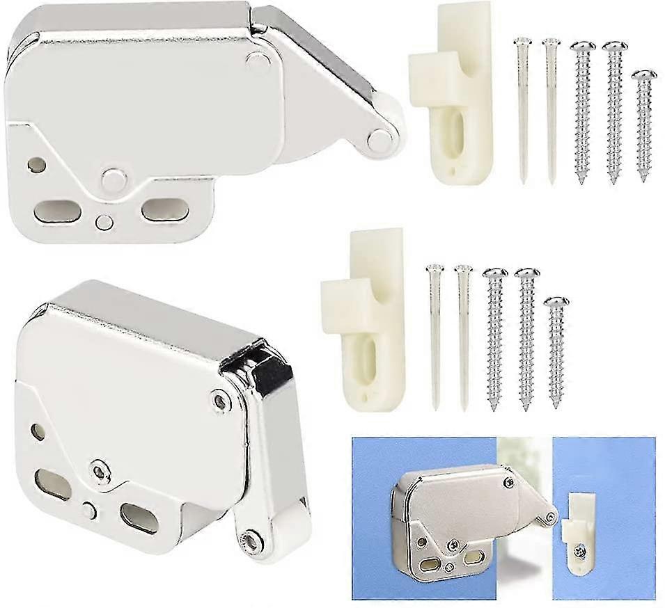 Spring Latch Cabinet Door Spring Catches Mini Latch Door Catches With Retaining Plate Jskee